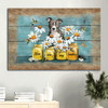 Pit Bull You Are My Sunshine 2 Canvas Wall Art Christian Wall Decor Christian Inspirational Canvas Decoration