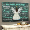 Memorial Beautiful Angel Dandelion My Angel In Heaven Memorial Gift For Family Members You Will Always Be The Miracle