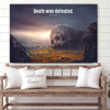 Death Was Defeated 2nd Timothy 1 10 Religious Posters Christian Wall Art Inspirational Scripture Canvas Decor