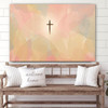 Boho Christian Cross Canvas Posters Religious Canvas Wall Art Inspirational Scripture Canvas Decor