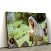 Consider The Lilies Art Religious Canvas Wall Art Inspirational Scripture Canvas Decor