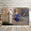 Luke 1:2628 NTE The Annunciation Of The Birth of Jesus Jesus Watching Birds Jesus Canvas Jesus Poster Christian Canvas