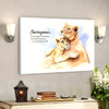 Courageous 1 Corinthians 16:1314 Lion Christian Canvas Prints Faith Canvas Bible Verse Canvas