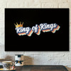 King Of Kings Christian Wall Decor Christian Artwork Religious Wall Decor Faith Canvas Wall Art Scripture Wall Art