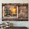 Today I Choose Day Joy Canvas Art Inspirational Scripture Canvas Decor