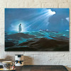 Guardian Of The Sea Jesus Canvas Painting Jesus Poster Jesus Canvas Art Scripture Canvas