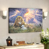 Lion Jesus Canvas 81 Christian Gift Jesus Canvas Painting Jesus Poster Bible Verse Canvas Wall Art Scripture Canvas
