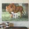 Lion Jesus Canvas 20 Christian Gift Jesus Canvas Painting Jesus Poster Jesus Canvas Art Wall Art Scripture Canvas