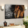 Black And White Jesus Lion Of Judah Canvas Bible Verse Canvas Wall Art Scripture Canvas