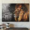 Black And White Jesus Lion Of Judah Canvas Bible Verse Canvas Wall Art Scripture Canvas