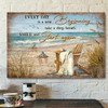Turtle To The Beach Every Day Is A New Beginning Canvas Wall Art Bible Verse Canvas Scripture Canvas Wall Art Canvas Poster