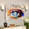 Stunning Eyes Walk By Faith Not By Sight Bible Verse Canvas Scripture Canvas Wall Art