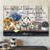Bless The Food Before Us And The Love Between Us Canvas Wall Art Bible Verse Canvas Scripture Canvas Wall Art