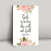 God Is Within Her She Will Not Fall Psalm 46 Canvas Wall Art Christian Wall Decor With Bible Verse For Inspirational