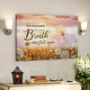 Every Day Is A New Beginning Take A Deep Breath And Start Again Christian Canvas Wall Art Jesus Canvas Scripture Canvas Canvas Poster