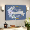 Bible Verse Canvas Let All That You Do Be Done In Love Canvas Print Scripture Canvas Wall Art