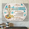 Bible Verse Canvas The Fruit Of The Spirit Butterfly Cross Canvas Scripture Canvas Wall Art