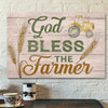 Bible Verse Canvas God Bless The Farmer Wall Art Canvas Scripture Canvas Wall Art