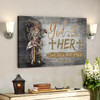 God Canvas Prints Jesus Canvas Art Warrior Of Christ God Is With Her She Will Not Fall Psalm 465 Wall Art Canvas