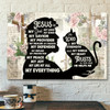 Bible Verse Canvas Painting Christian Canvas Art Jesus And Cat Canvas Poster