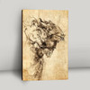 Artistic Sketch Of Jesus Christ Canvas Wall Art Christian Home Decor With Hand Drawn Style For Peaceful Faith