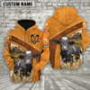Goofygear Personalized Name Country Farmhouse Holstein Cattle Pullover Sweatshirt