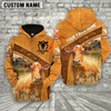 Goofygear Personalized Guernsey 3D Customized Name Country Farmhouse Name Pullover Sweatshirt