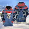 Goofygear Personalized Llama Christmas Knitting 3D Hoodie and Zipper Hoodie Pattern 3D