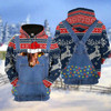Goofygear Personalized Santa Gertrud Cattle Christmas Knitting Pullover Sweatshirt Pattern 3D