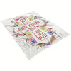 Be Still And Know That I Am God Psalm 46 10 Christian Fleece Blanket with Bible Verse Faith Religious Throw