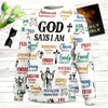 Goofygearprints God Says I Am Ugly Christmas Sweater, Christian Unisex Sweater, Religious Christmas Gift