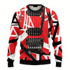 Goofygearprints Animal Van Halen Guitar Ugly Christmas Sweater, Perfect Shirt for Guitar Lovers