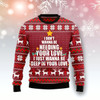 Goofygearprints I Just Wanna Be Deep In Your Love Christmas Funny Ugly Christmas Sweater