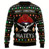 Goofygearprints 3D All Over Printed Pirate Skull Ugly Christmas Sweater