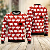 Goofygearprints Sheep Black And White Red Christmas Sweaters For Men & Women
