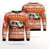 Goofygearprints Northeast Community Ambulance Philadelphia, Pennsylvania Christmas Aop Ugly Sweater