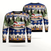 Goofygearprints Mccabe Ambulance, Bayonne, New Jersey Christmas All Over Printed Ugly Sweater