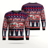 Goofygearprints Edmond, Oklahoma, Edmond Fire Department All Over Printed Ugly Christmas Sweater