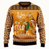 Goofygearprints Giraffe Baby Its Cold Outside Ugly Sweater - Christmas sweater gift