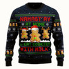 Goofygearprints Gingerbread Namastay Ugly Sweater - Christmas sweater gift
