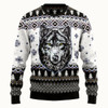 Goofygearprints Awesome Wolf 2 Ugly Sweater - Christmas sweater gift