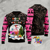 Goofygearprints Home For The Holidays Flamingo Ugly Christmas Sweater, Funny Xmas Sweater, Sweater Xmas