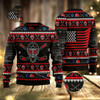 Goofygearprints Hockey Puck Christmas Ugly Christmas Sweater, Funny Xmas Sweater, Sweater Xmas
