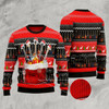 Goofygearprints Guitar Xmas Gift Bag Ugly Christmas Sweater, Funny Xmas Sweater, Sweater Xmas
