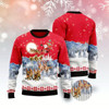 Goofygearprints Golden Retriever Santa Claus Ugly Christmas Sweater, Funny Xmas Sweater, Sweater Xmas