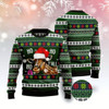 Goofygearprints Giraffe Hohoho Y'All Ugly Christmas Sweater, Funny Xmas Sweater, Sweater Xmas