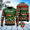 Goofygearprints Firefighter Wonderful Time Ugly Christmas Sweater, Funny Xmas Sweater, Sweater Xmas