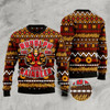 Goofygearprints Buffed Rudolph The Red-Nosed Reindeer Ugly Christmas Sweater, Funny Xmas Sweater, Sweater Xmas