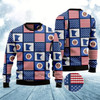 Goofygearprints Amazing Minnesota American Flag Ugly Christmas Sweater, Funny Xmas Sweater, Sweater Xmas