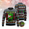 Goofygearprints Wine Because Is Just Nono Ugly Christmas Sweater, Funny Xmas Sweater, Sweater Xmas
